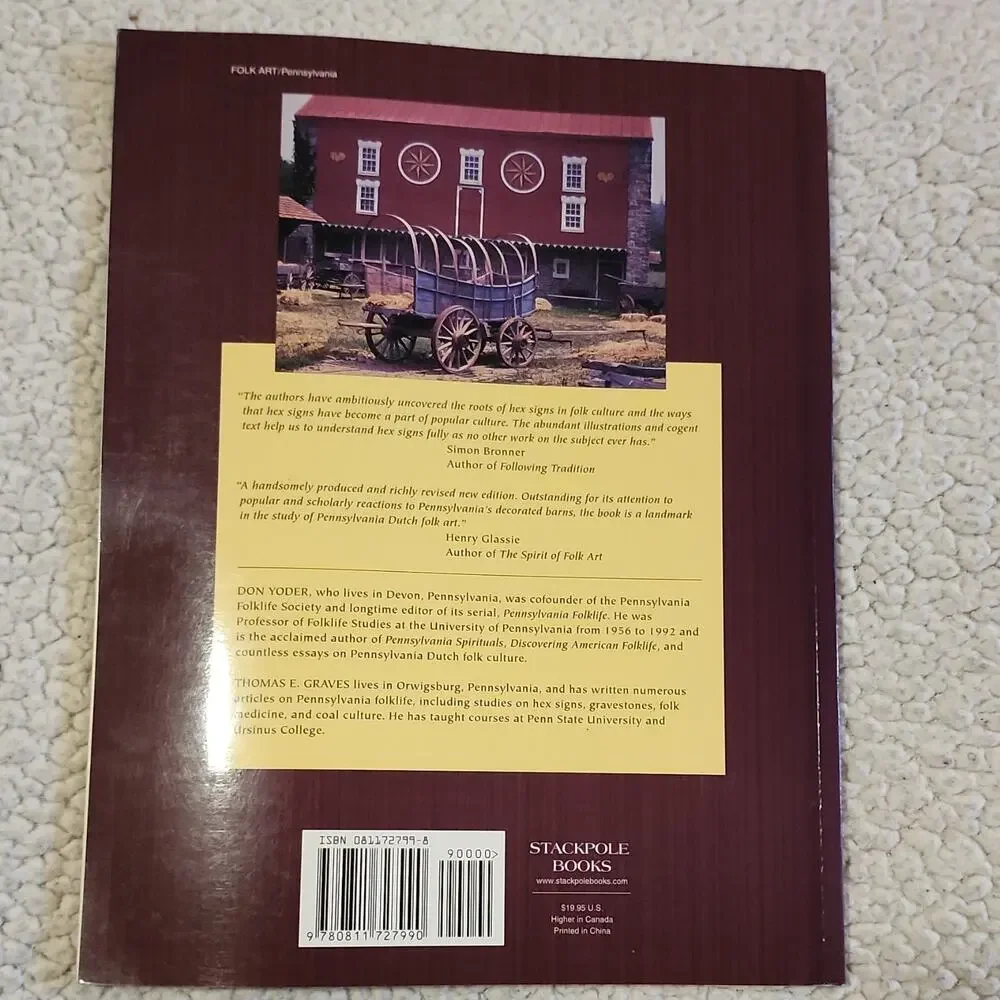Hex Signs Rev & Exp 2nd Ed Yoder & Graves PB Stackpole 2000 Barn Symbols